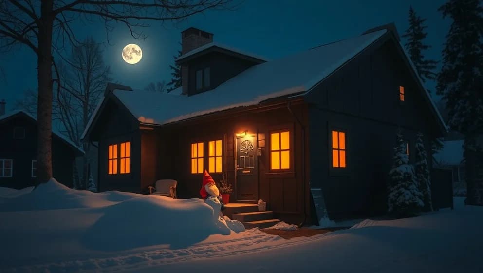 Endast tomten är vaken om natten