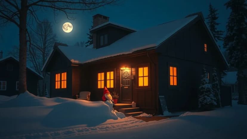 Endast tomten är vaken om natten